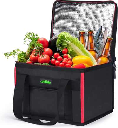 Bolsas aisladas reutilizables para alimentos con cremallera