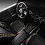 Fundas asiento y alfombrillas coche estampado leopardo