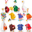 Conjunto 11 Trajes Ganso Navideño Estatua Invierno