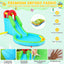 Tobogán acuático inflable 13x8.3pulg para niños con soplador