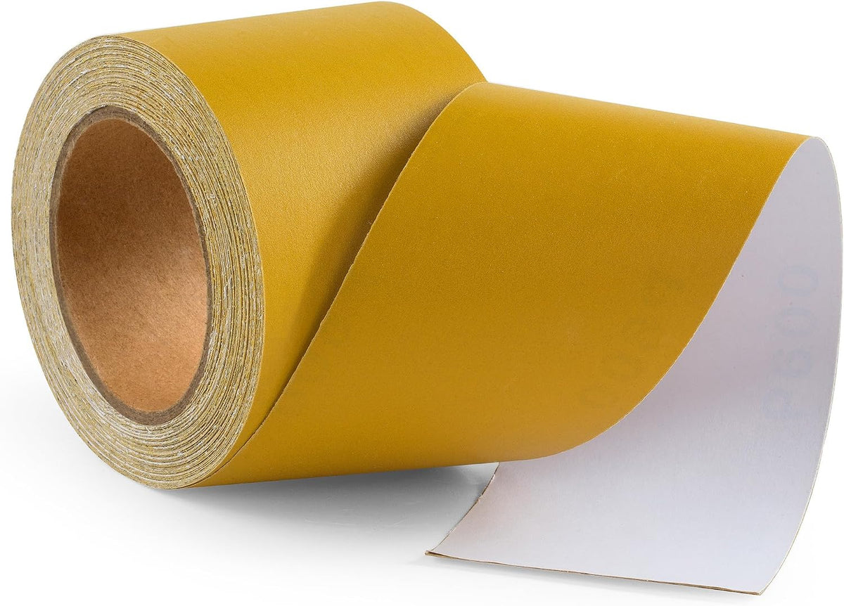 Rollo papel lija grano 600 20yd ancho 2-3/4pulg adhesivo