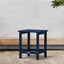 Mesa auxiliar Long Island 15x14.75x18" azul marino