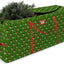 Caja almacenamiento árbol Navidad 9ft Oxford con asas verde