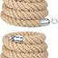 Cuerda yute 7x1.5" con ganchos control multitudes 2uds