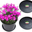 Plato redondo para plantas 60% reciclado 40% piedra