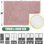 Felpudo antiderrap para puerta perro 30x20" color rosa