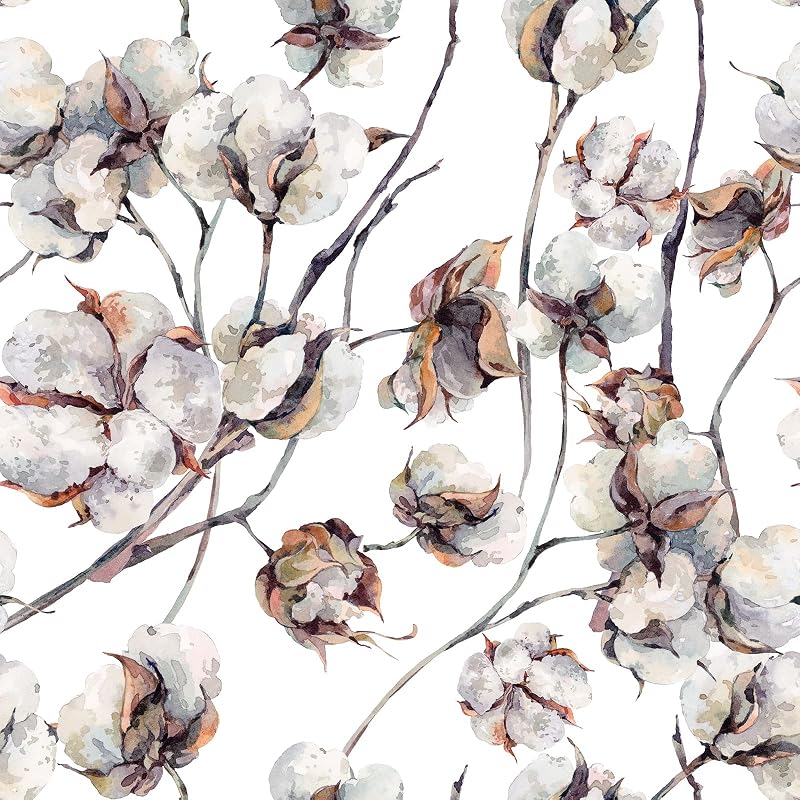 Papel tapiz vintage floral 17.5x317 para gabinetes