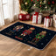 Tapete Navidad cascanueces azul oscuro 17x27pulg