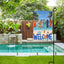 Banderas jardín playa decorativas doble cara 12x18pulg