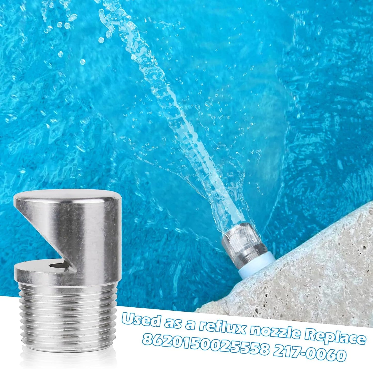 Boquilla aireador piscina MIP 3/4" vida larga