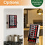 Temporizador cocina 6 canales acero inox alarma fuerte