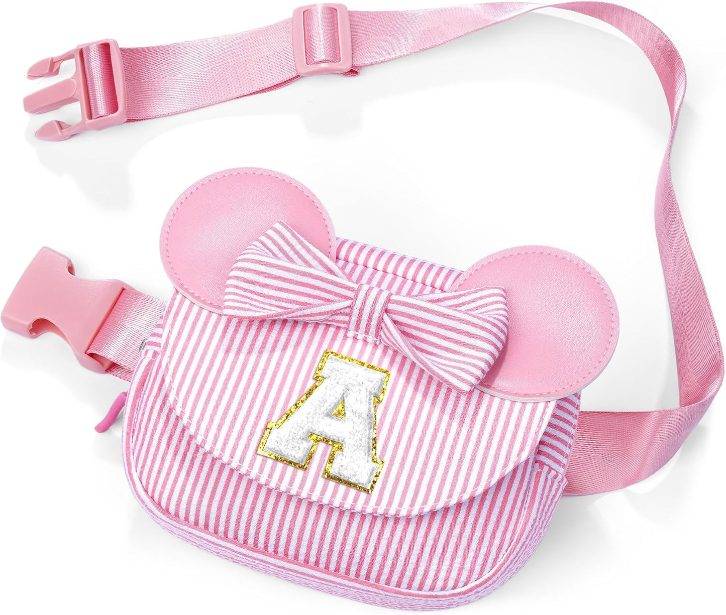Bolsa riñonera con inicial regalo para niña Rosa