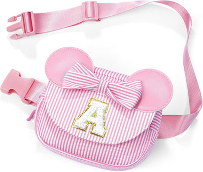 Bolsa riñonera con inicial regalo para niña Rosa