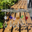 6 Prismas Cristal Colgar Ventanas Jardín Boda Navidad