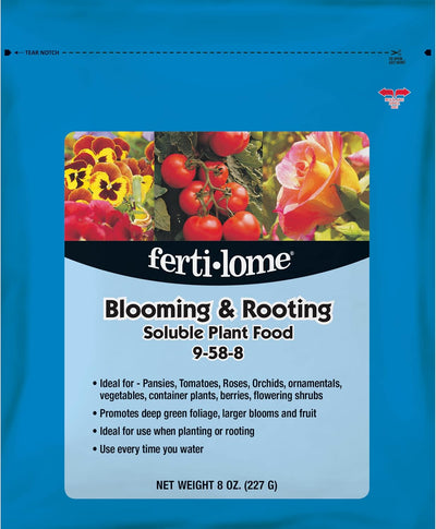Alimento vegetal soluble 9-58-8 8oz floración enraizamiento
