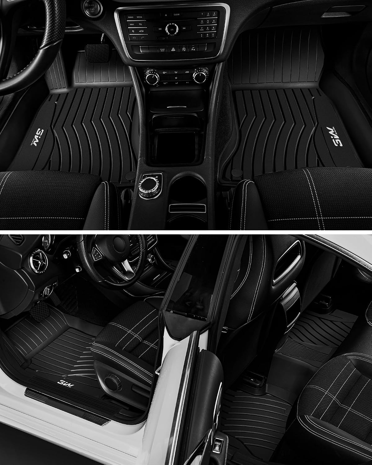 Alfombrillas Mercedes Clase E negro