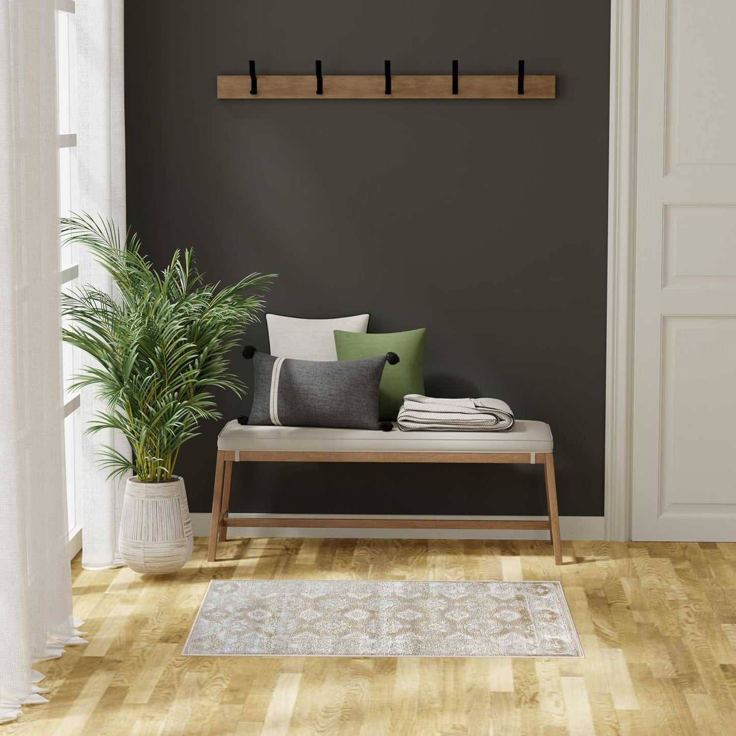 Alfombra área 2x4ft fácil limpiar dormitorio sala comedor