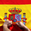 Bandera España 3x5ft 3 capas resistente rasgaduras y arrugas