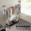 Perchero madera resistente dormitorio sala 500lb plateado