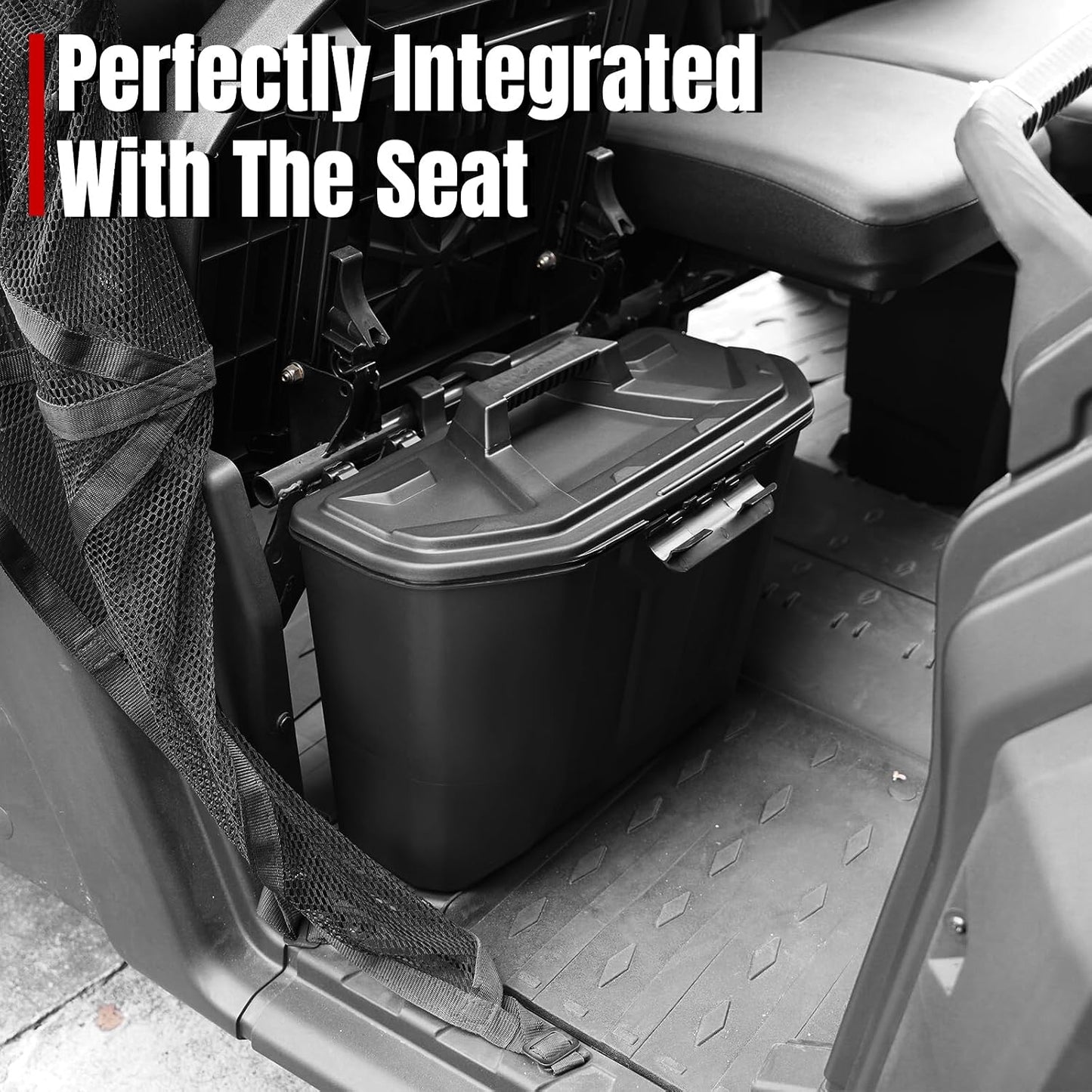 Caja almacenamiento impermeable asiento Can Am Defender