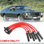 Set 6 Pzas Cables Bujía 10.2mm Silicona para Jeep AMC