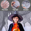 Paño espeluznante Halloween 600x40" gris ventanas puertas