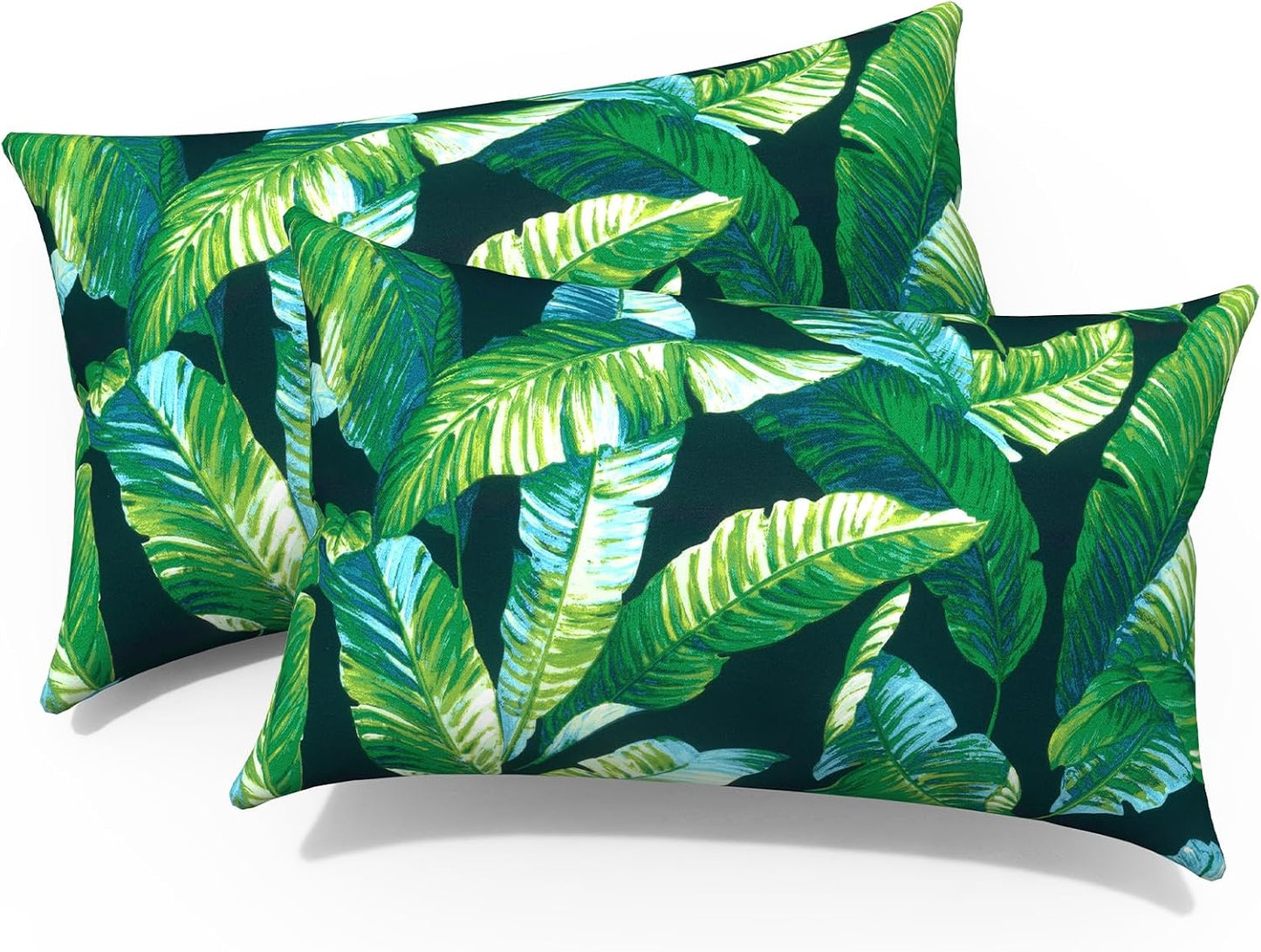 Almohadas lumbares repelentes agua 12x20" set 2 Hanalei