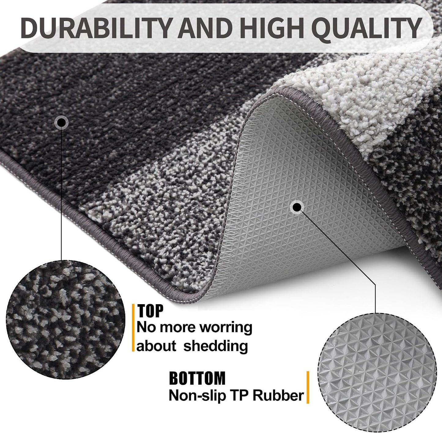 Tapete puerta 48x32" antiderrap absorbente perfil bajo