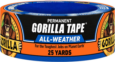 Cinta impermeable conductos exterior 1.88pulg x25yardas negro