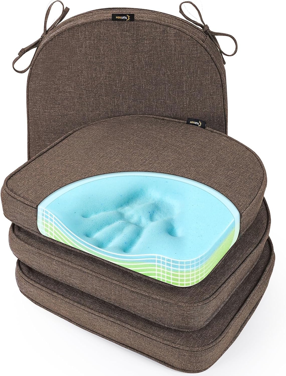 Cojines espuma viscoelástica gel para silla resistente agua