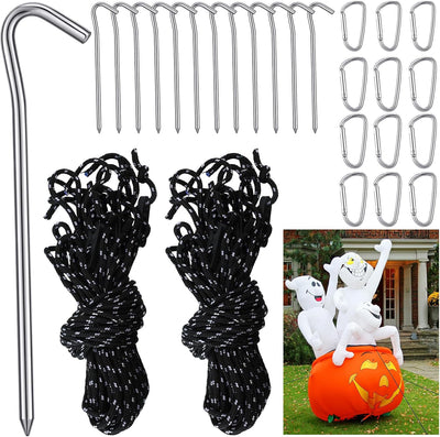 36 Pzas Estacas Inflables Decoración Halloween Navidad