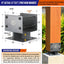 Soporte poste acero inox 8x8 con anclaje hormigón