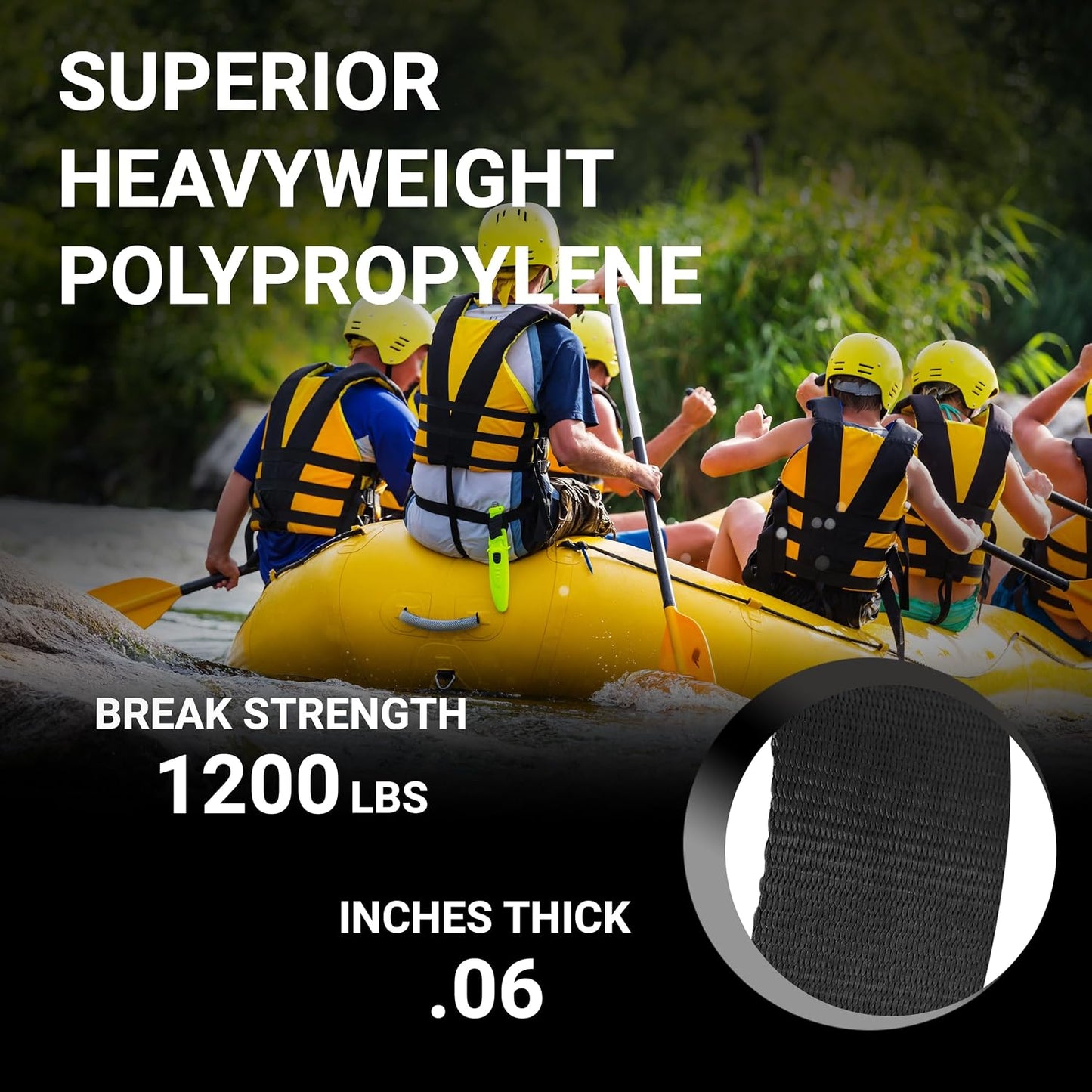 Cinta polipropileno 1.5pulg para reparar equipo exterior