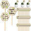 48 Etiquetas Madera Suculentas Letrero Watch Me Grow