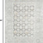Alfombra gris 5x7ft para dormitorio sala comedor