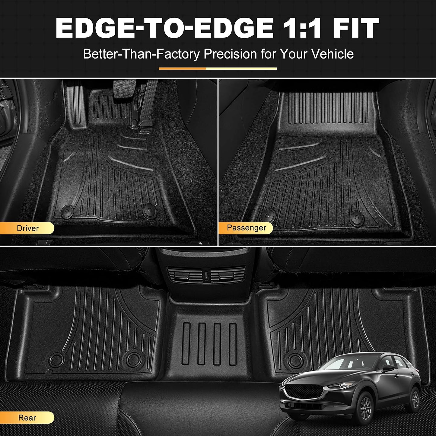 Alfombrillas Mazda CX-30 20-25 TPE resistentes todo clima