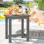 Mesa auxiliar Adirondack impermeable para patio piscina