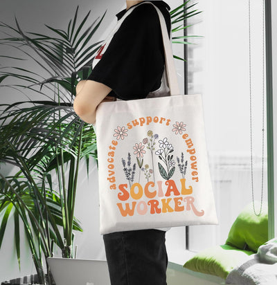 Bolsa de mano regalo graduación MSW apoyo voluntario