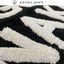 Alfombra baño antideslizante microfibra negro 20x32pulg