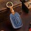Funda piel 5 botones comp GMC Acadia Chevy 17-24 azul
