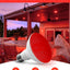 2 Bombillas Led Rojas E26 15W para Exteriores No Regulables