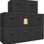 8 Pzas Cubos Almacenamiento Plegables 11" con Asas Tela