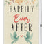 Bandera jardín doble cara 12x18pulg texto «happily ever after»