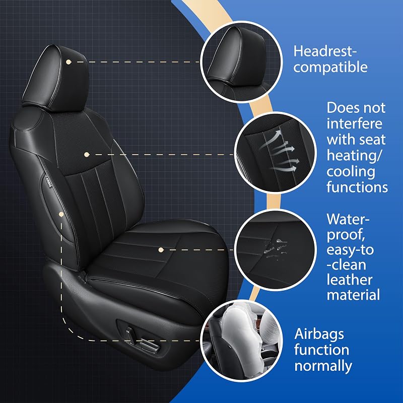 Fundas asiento RAV4 19-25 piel sintética ajuste