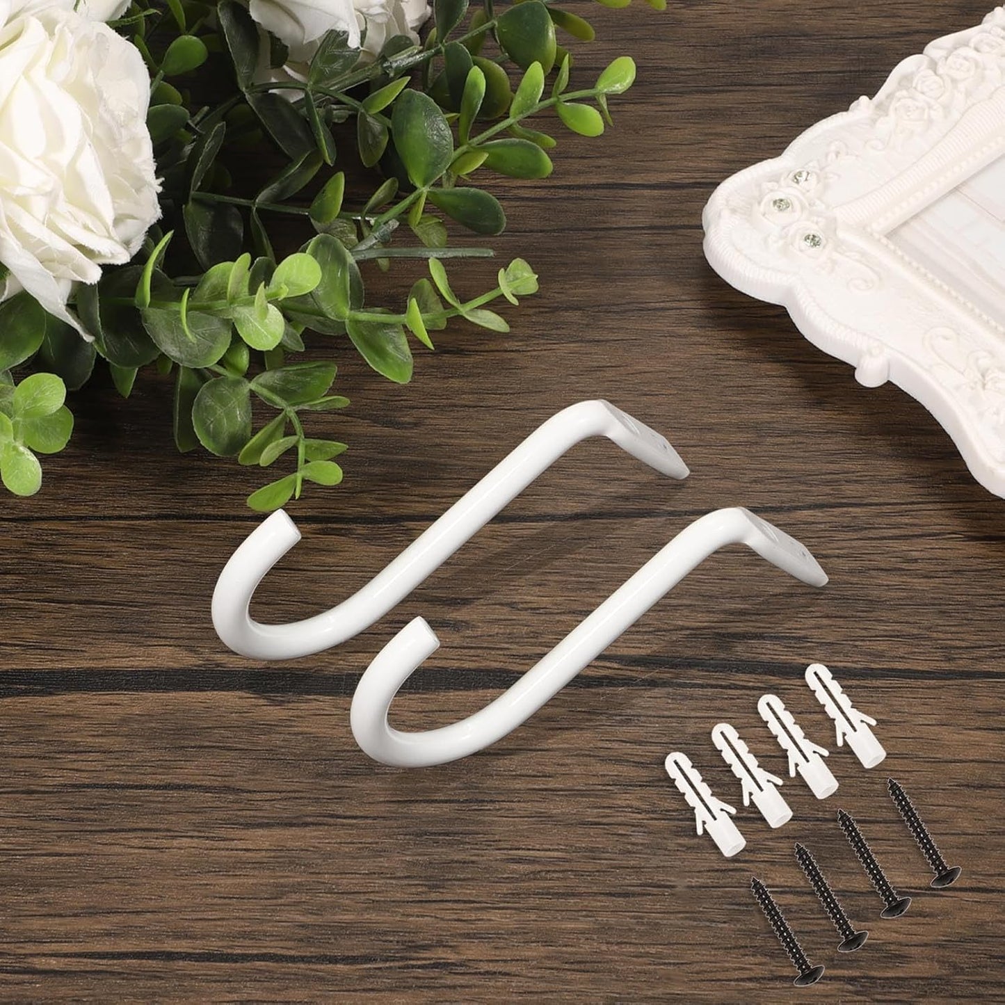 Soportes barra armario 1-1.5" acero resistente