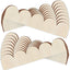 16 Adornos Madera Festoneados para Puerta Pared 15.74x3.5pulg