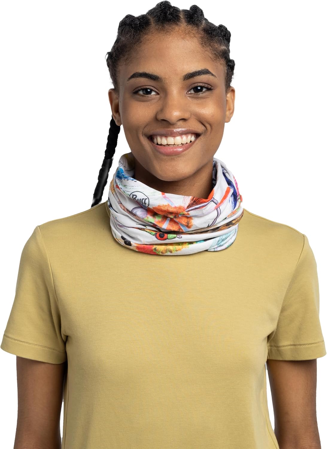 Polaina cuello UV UPF 50 transpirable máscara secado rápido