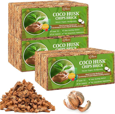 Pack 6 Sustratos Coco Plantas 6.6lb Orgánico Baja EC
