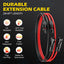Cable extensión solar 6ft 10AWG con conectores impermeable