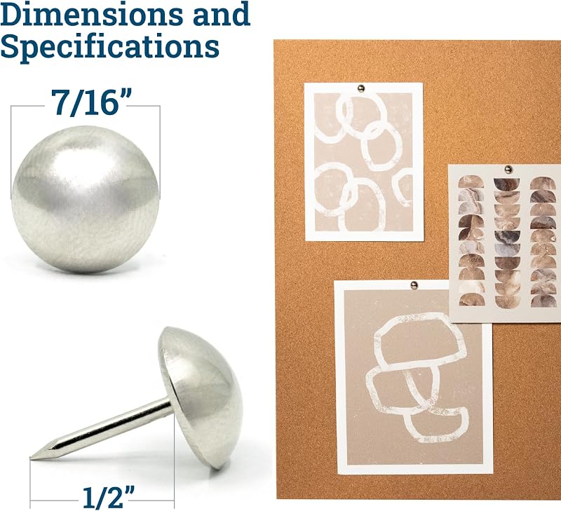 Pasadores tapicería metal para muebles set 100